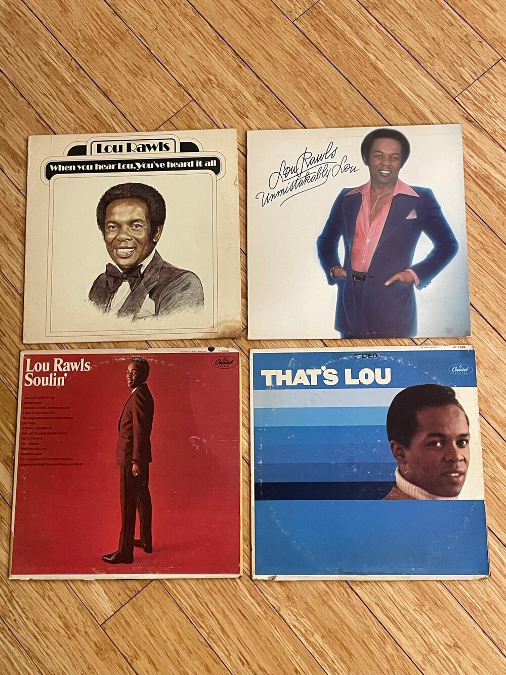 Lou Rawls LP lot vintage vinyl records soul rnb funk albums